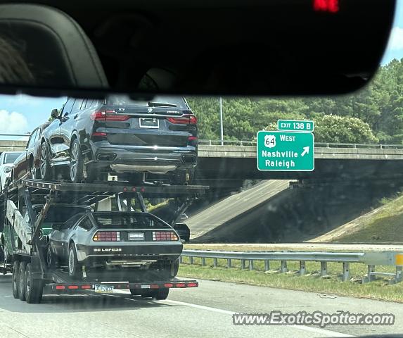 DeLorean DMC-12 spotted in Rocky Mount, North Carolina