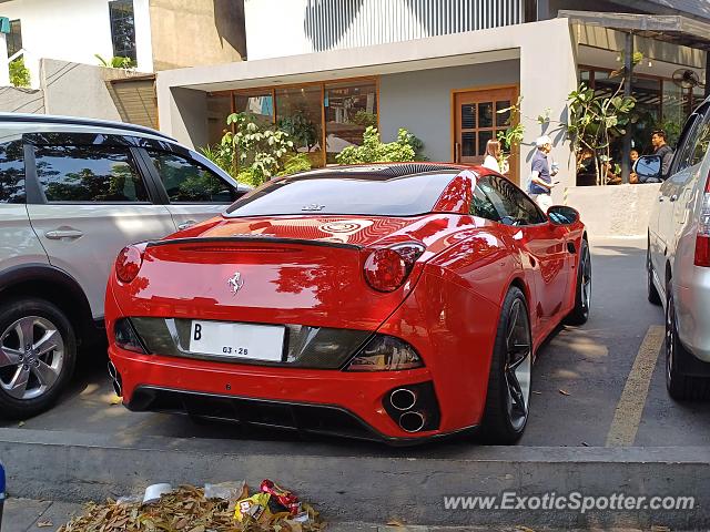 Ferrari California spotted in Jakarta, Indonesia
