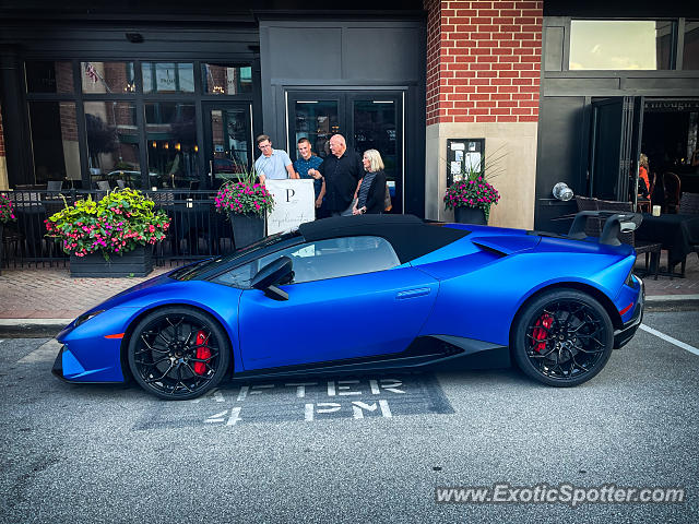 Lamborghini Huracan spotted in Carmel, Indiana