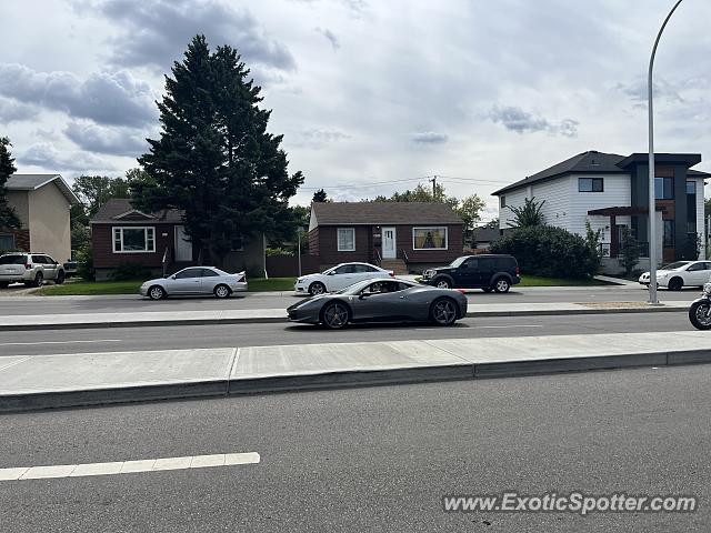 Ferrari 458 Italia spotted in Edmonton, Canada