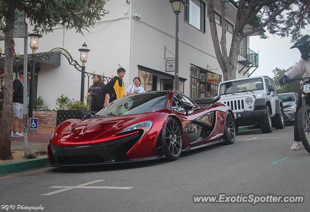 Mclaren P1 spotted in Carmel, California
