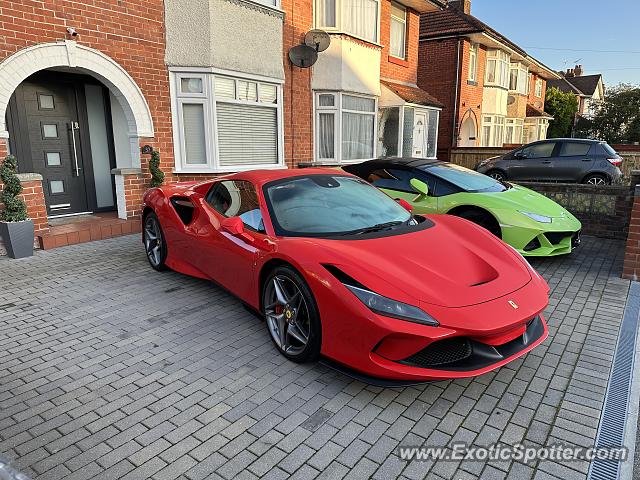 Ferrari F8 Tributo spotted in Southampton, United Kingdom