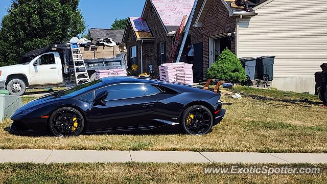 Lamborghini Huracan spotted in Burlington, Kentucky