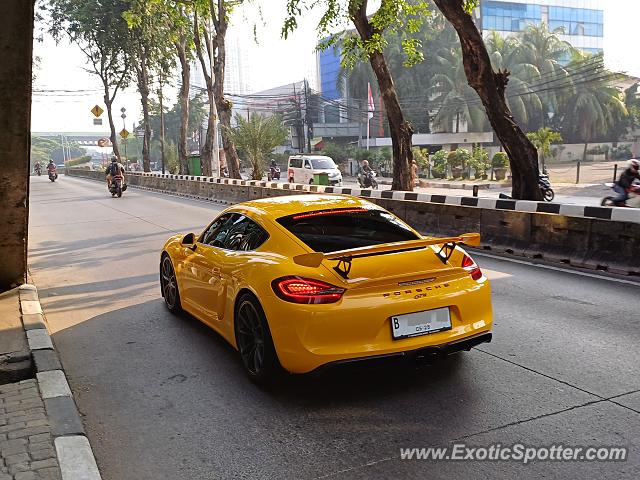 Porsche Cayman GT4 spotted in Jakarta, Indonesia