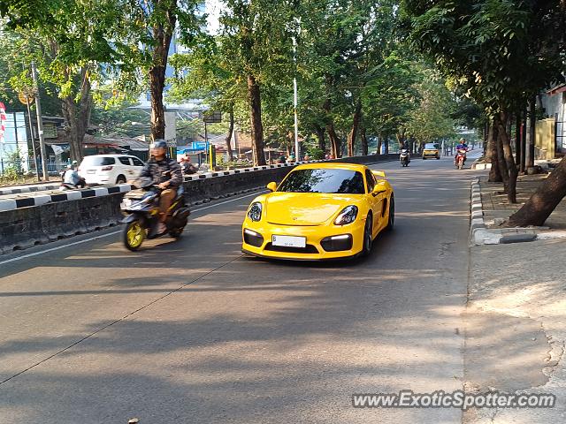Porsche Cayman GT4 spotted in Jakarta, Indonesia