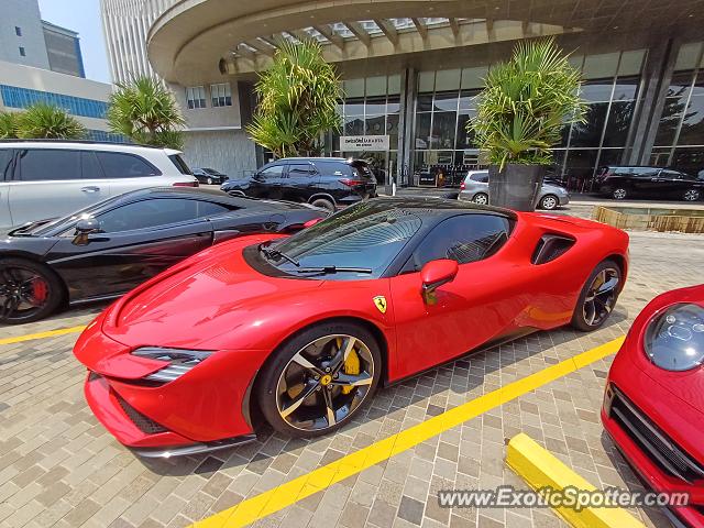 Ferrari SF90 Stradale spotted in Jakarta, Indonesia