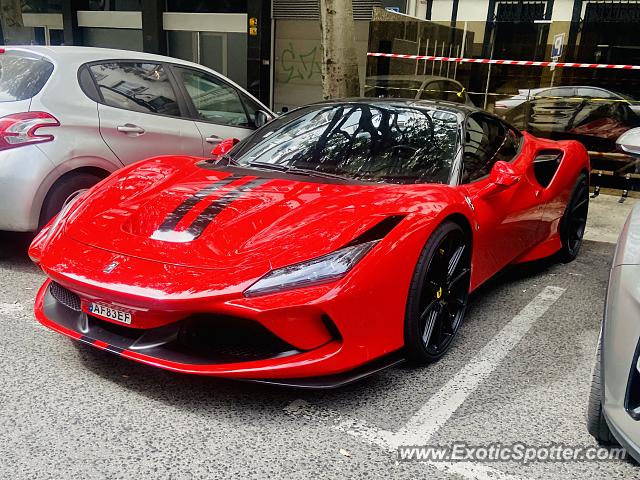 Ferrari F8 Tributo spotted in Lisbon, Portugal