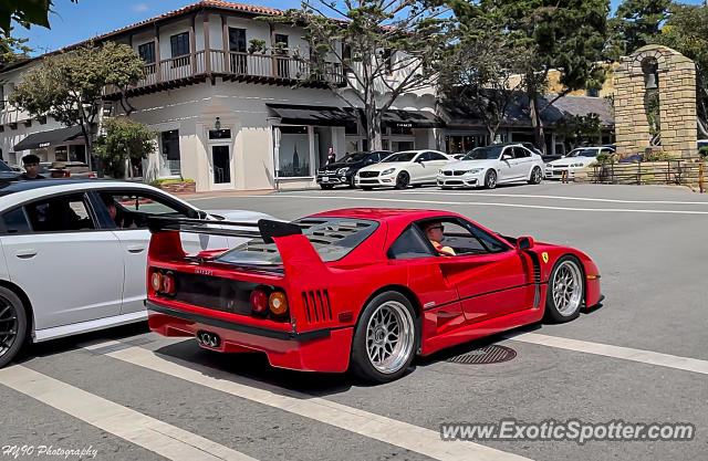 Ferrari F40 spotted in Carmel, California