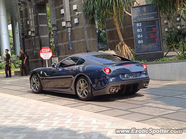 Ferrari 599GTO spotted in Jakarta, Indonesia