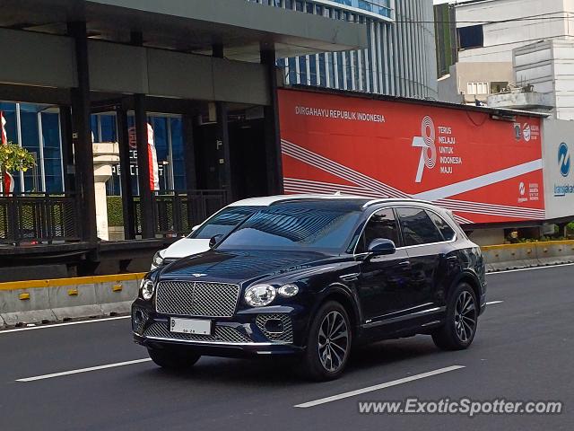 Bentley Bentayga spotted in Jakarta, Indonesia