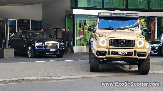Rolls-Royce Ghost spotted in Zurich, Switzerland