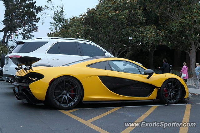 Mclaren P1 spotted in Monterey, California