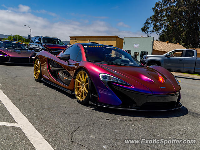Mclaren P1 spotted in Monterey, California