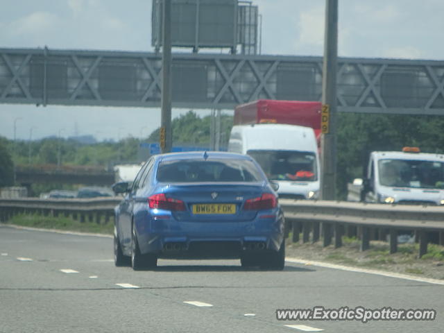 BMW M5 spotted in Motorway, United Kingdom