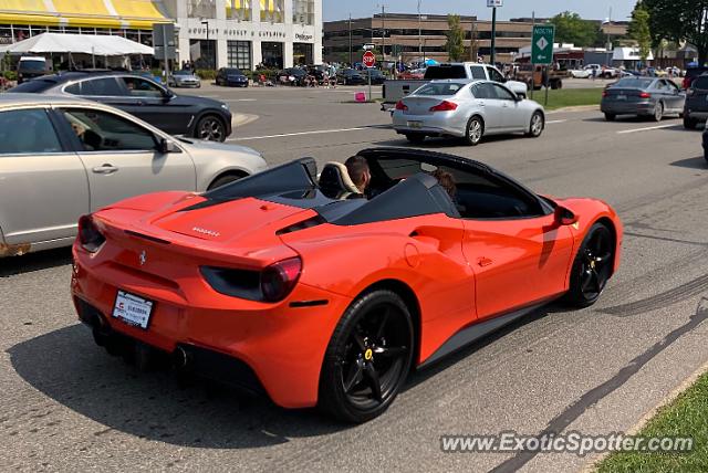 Ferrari 488 GTB spotted in Birmingham, Michigan