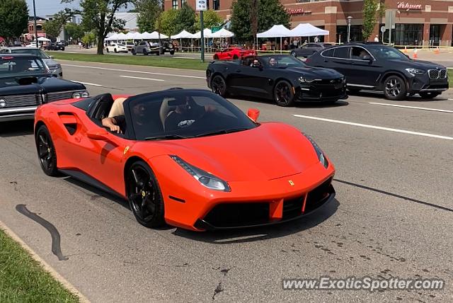 Ferrari 488 GTB spotted in Birmingham, Michigan
