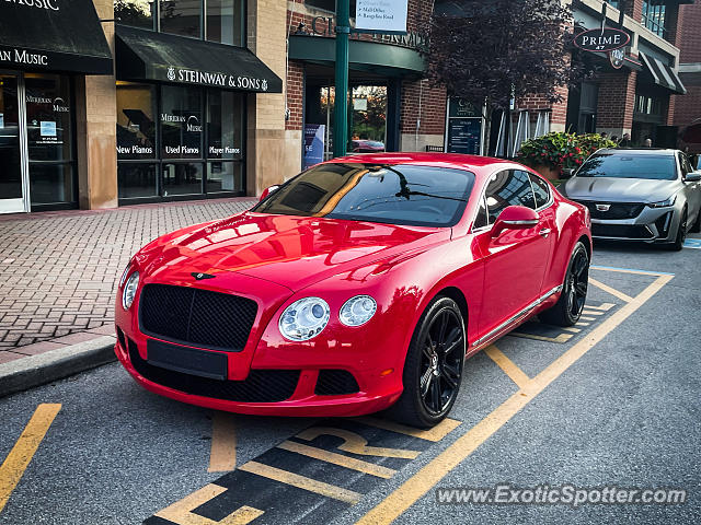 Bentley Continental spotted in Carmel, Indiana