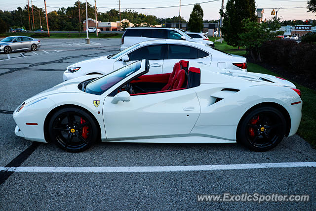 Ferrari 488 GTB spotted in Indianapolis, Indiana