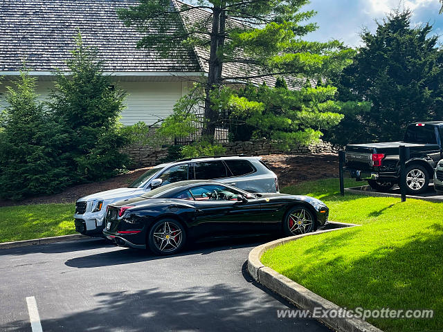 Ferrari California spotted in Carmel, Indiana