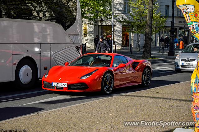 Ferrari 488 GTB spotted in Berlin, Germany