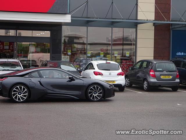 BMW I8 spotted in Old Trafford, United Kingdom
