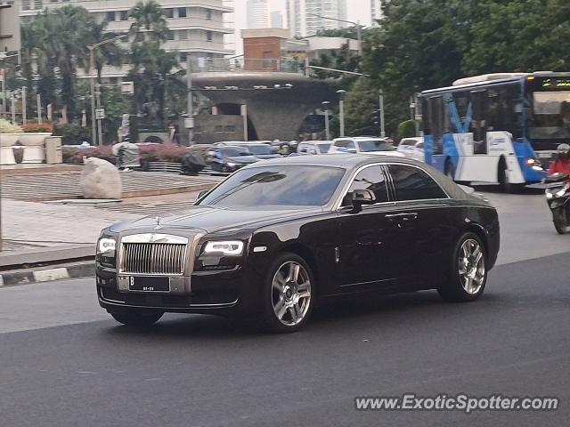 Rolls-Royce Ghost spotted in Jakarta, Indonesia