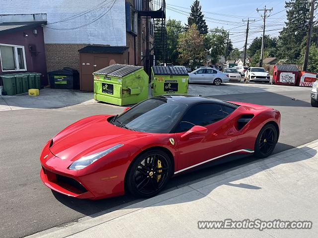 Ferrari 488 GTB spotted in Edmonton, Canada