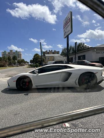 Lamborghini Aventador spotted in Jacksonvile BCH, Florida
