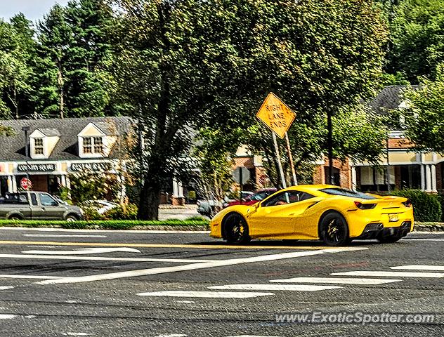 Ferrari 488 GTB spotted in Warren, New Jersey