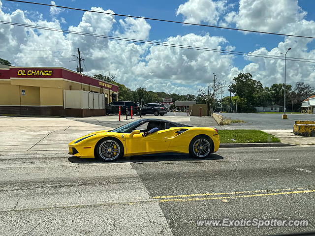 Ferrari 488 GTB spotted in Jacksonville, Florida
