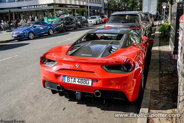 Ferrari 488 GTB spotted in Berlin, Germany