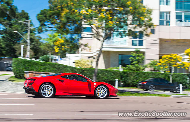 Ferrari F8 Tributo spotted in Curitiba, PR, Brazil