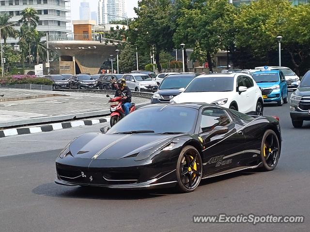 Ferrari 458 Italia spotted in Jakarta, Indonesia