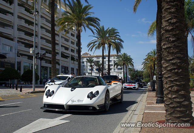 Pagani Zonda spotted in Puerto Banus, Spain
