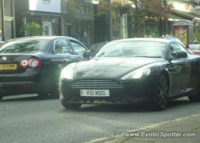 Aston Martin DB9 spotted in Alderley Edge, United Kingdom