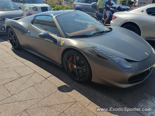 Ferrari 458 Italia spotted in Cannes, France