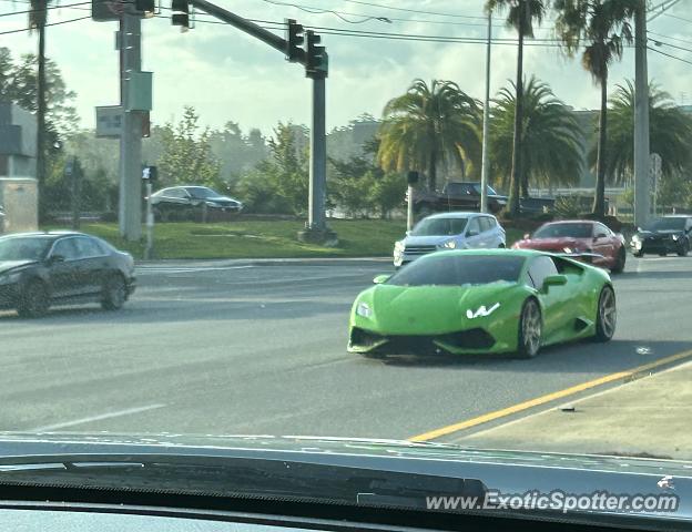 Lamborghini Huracan spotted in Jacksonville, Florida