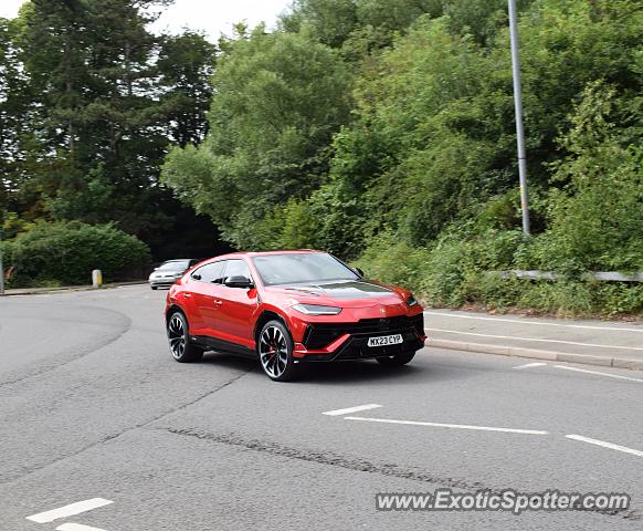Lamborghini Urus spotted in Alderley Edge, United Kingdom