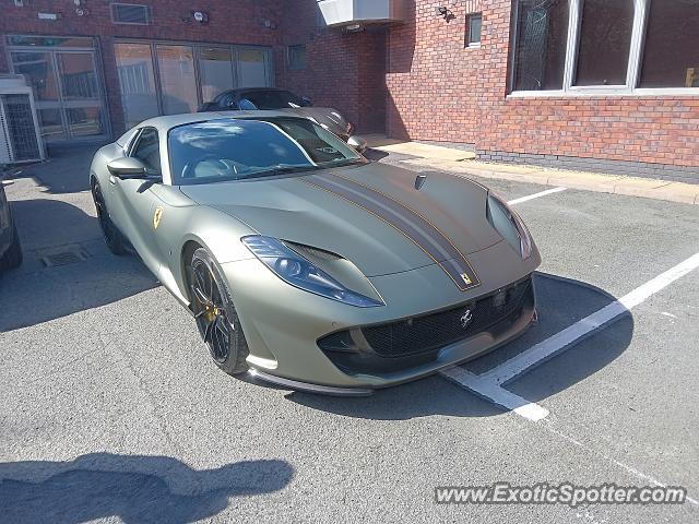 Ferrari 812 Superfast spotted in Handforth, United Kingdom