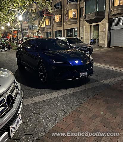 Lamborghini Urus spotted in Washington DC, United States