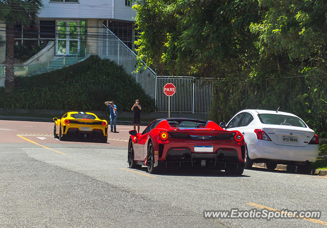 Ferrari 488 GTB spotted in Curitiba, PR, Brazil
