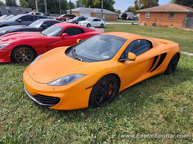 Mclaren MP4-12C spotted in Indianapolis, Indiana