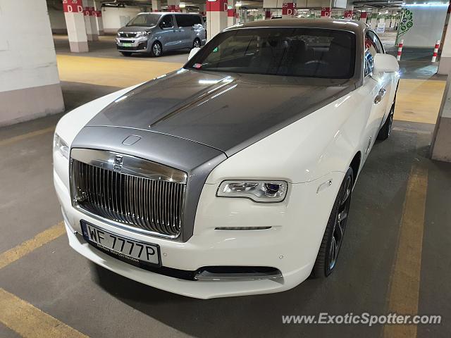 Rolls-Royce Wraith spotted in Warsaw, Poland