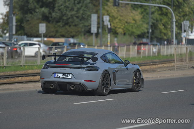 Porsche Cayman GT4 spotted in Warsaw, Poland
