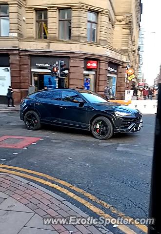 Lamborghini Urus spotted in Manchester, United Kingdom