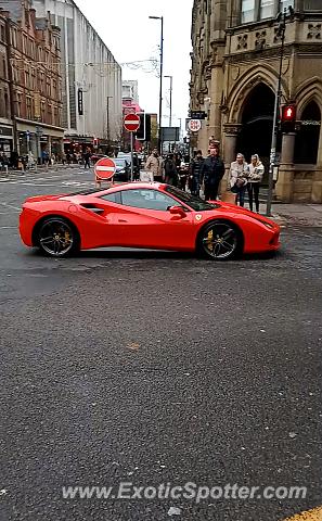Ferrari 488 GTB spotted in Manchester, United Kingdom