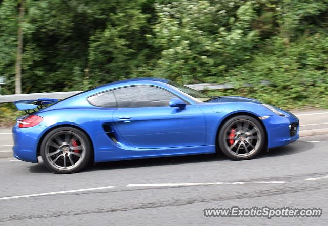 Porsche Cayman GT4 spotted in Alderley Edge, United Kingdom
