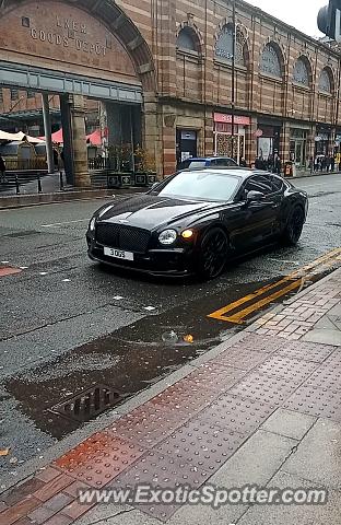Bentley Continental spotted in Manchester, United Kingdom