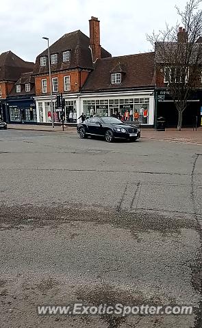 Bentley Continental spotted in Wilmslow, United Kingdom