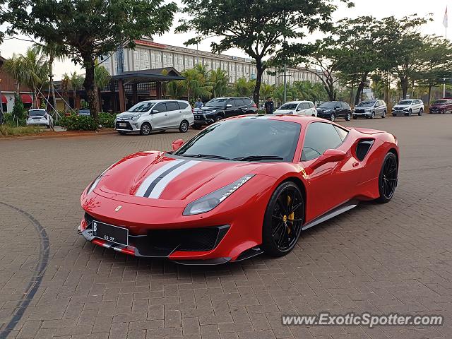 Ferrari 488 GTB spotted in Jakarta, Indonesia